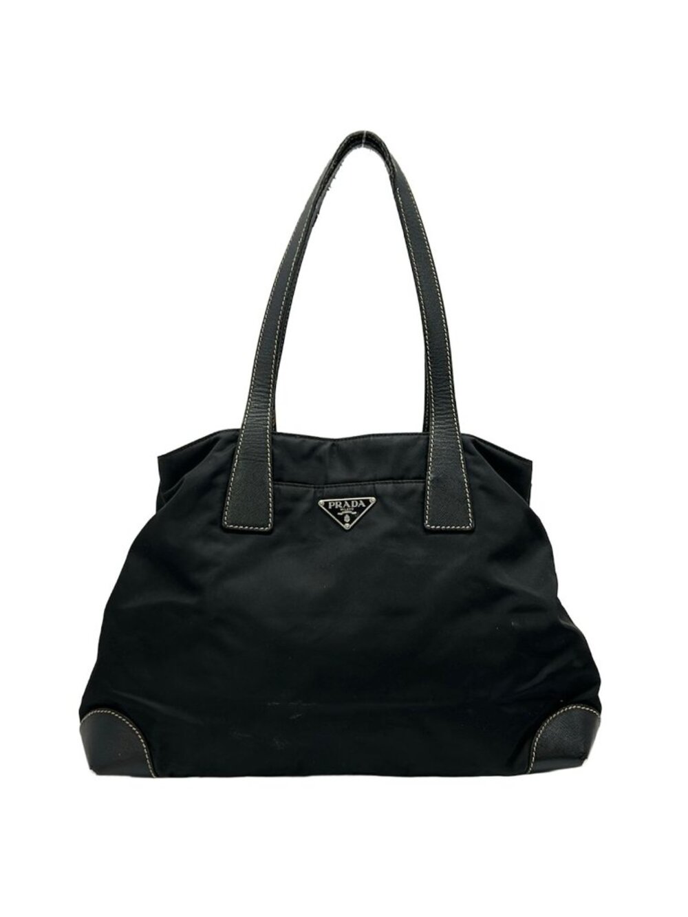 Prada Shoulder Bag Black Leather